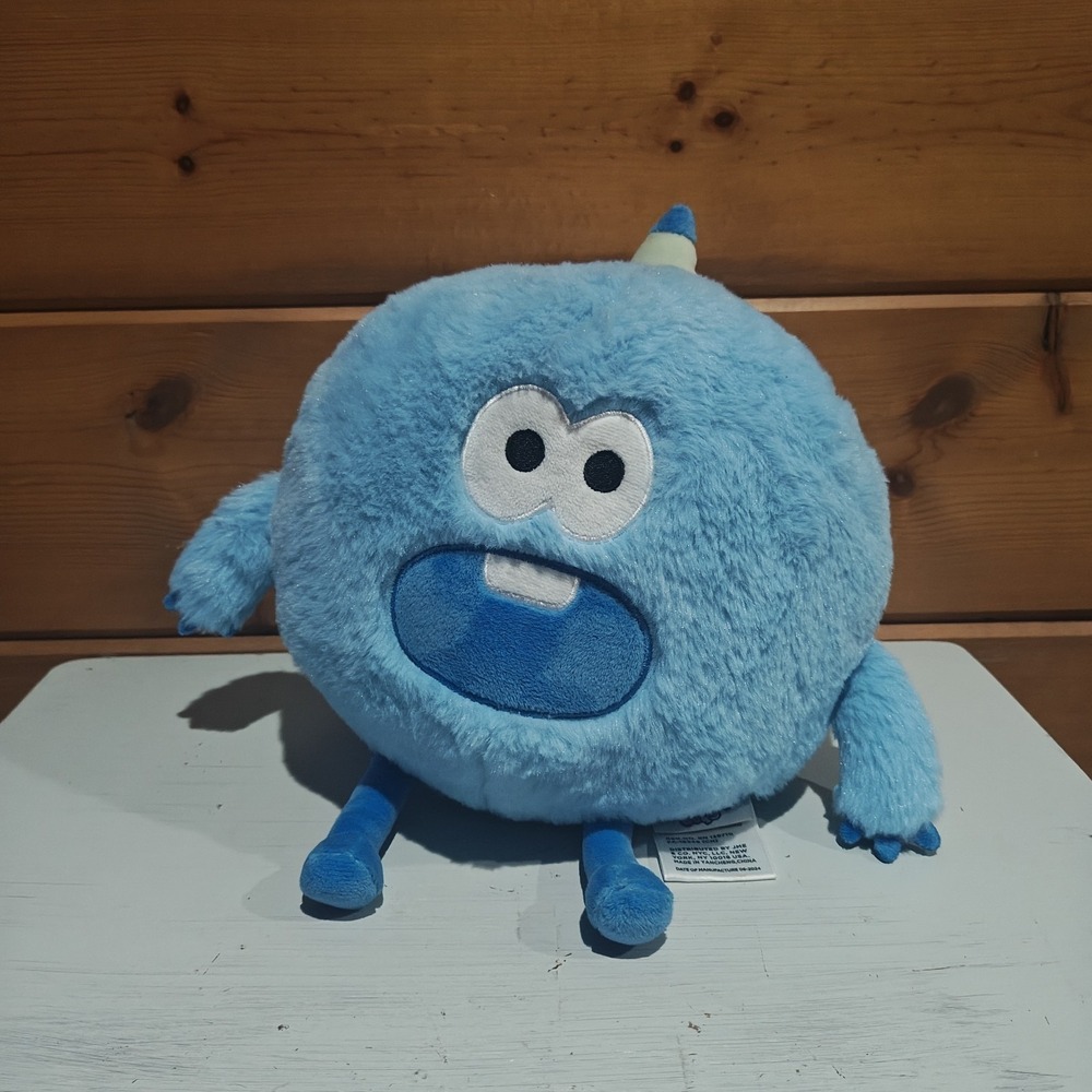Beastie Buds Monster‎ Weighted 10" Plush 2lbs Light Blue Lite E51